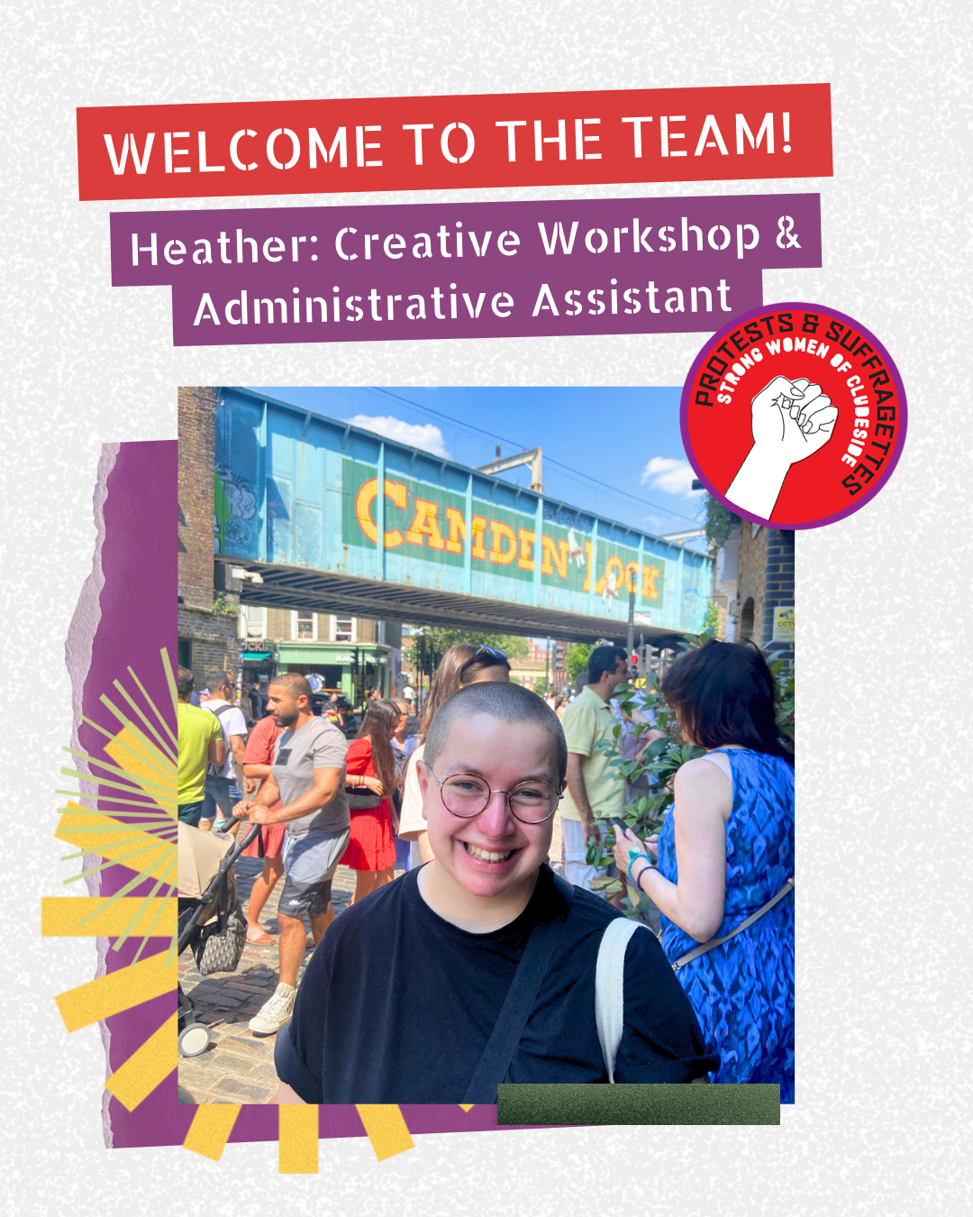Welcome to Heather, P&S Creative Workshop and Admin Assistant.