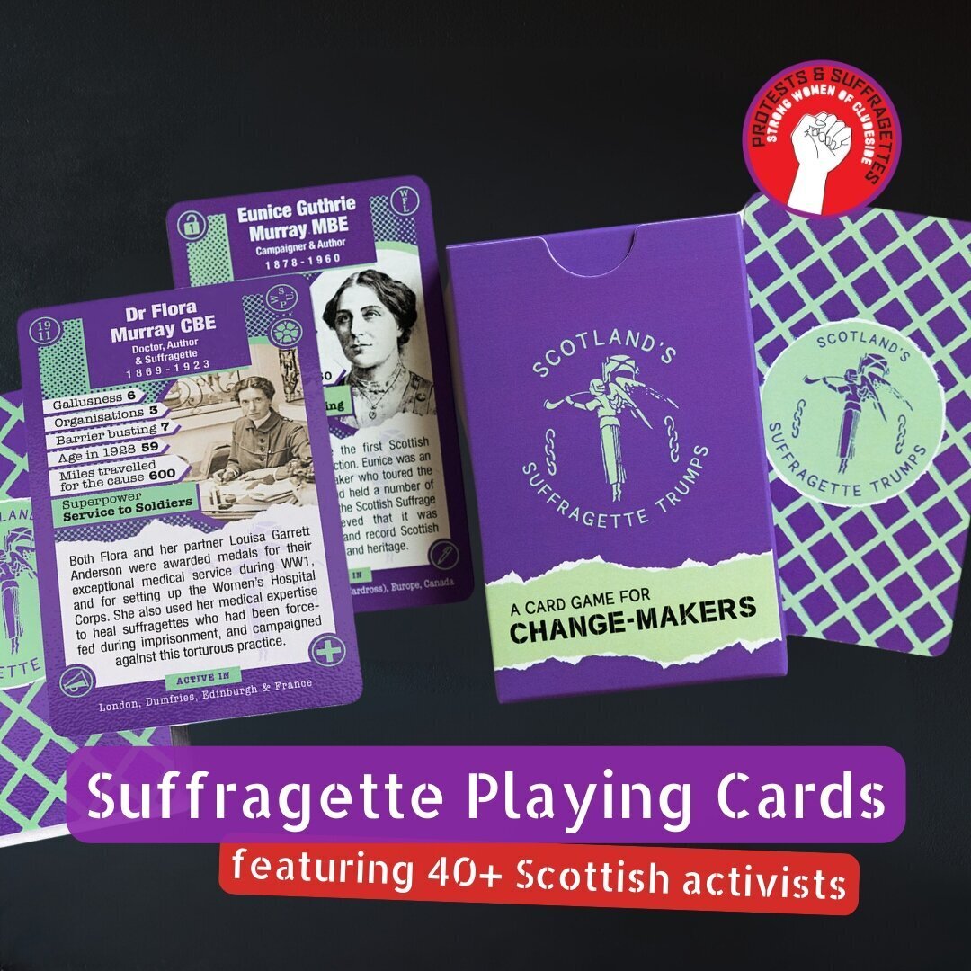 Suffragette playing cards.