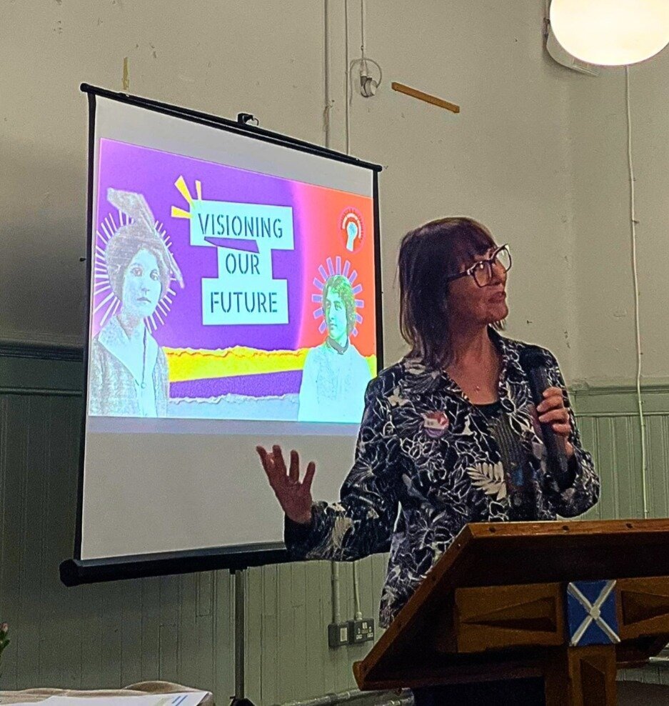 Presenter at the Protests and Suffragettes Women’s History Month event in March 2026.