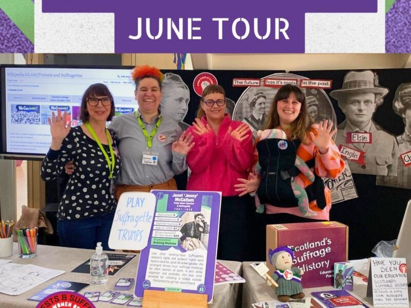 A Suffragette Summer: Pride, Herstories and a Stall on Tour