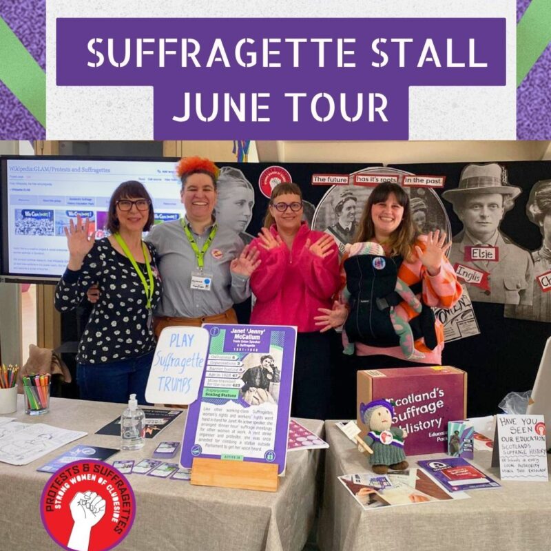 A Suffragette Summer: Pride, Herstories and a Stall on Tour