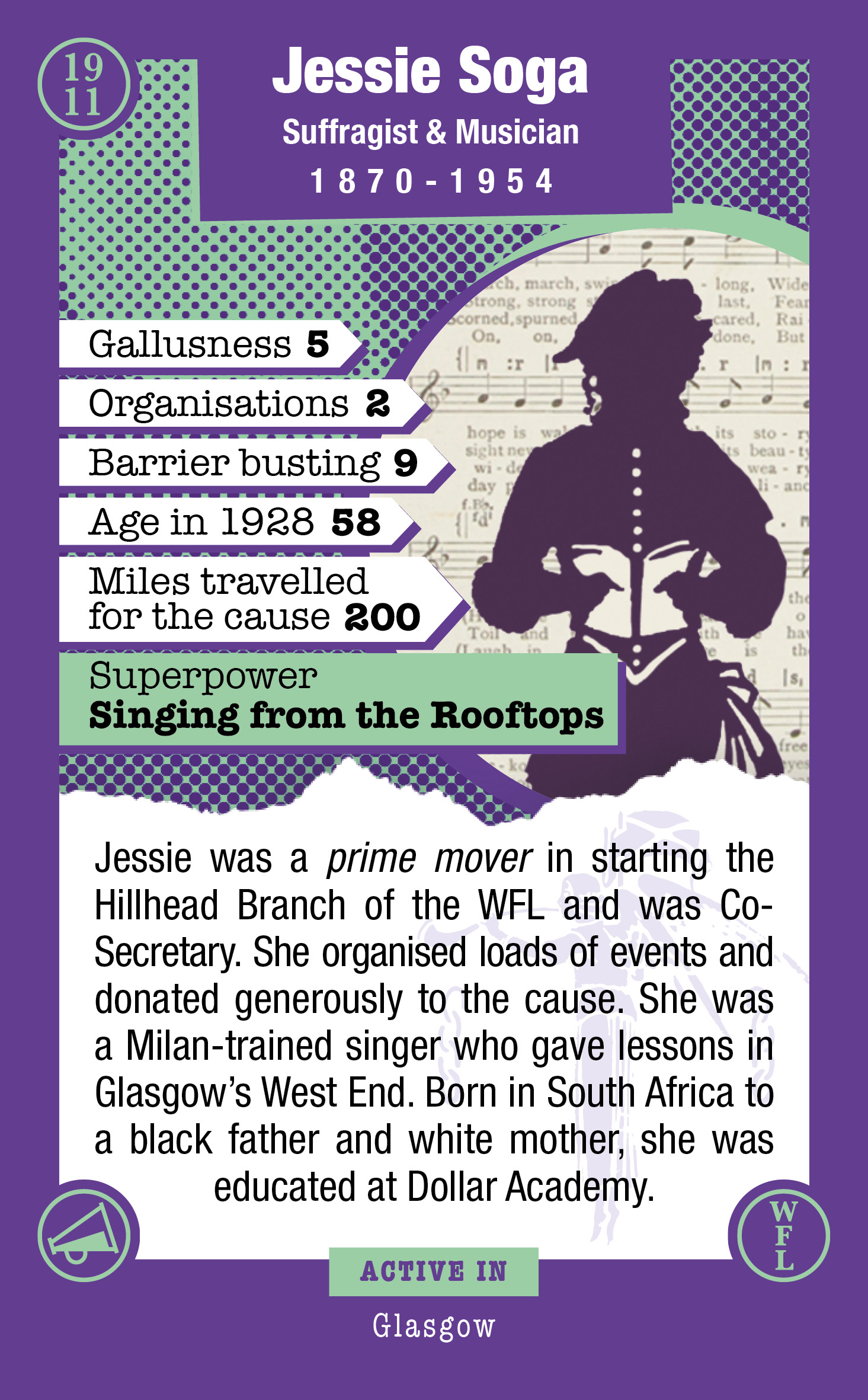 TRUMPS JESSIE SOGA CARD